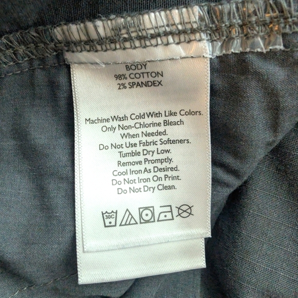 Eddie Bauer Women's Cotton Gray Casual Cargo Pants Size 6P - Picture 8 of 8